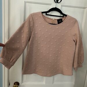 W5 Women's Pink Textured Top